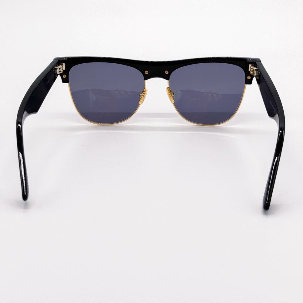 NEW BOTTEGA VENETA BV1003S 001 SQUARE BLACK GREY UNISEX SUNGLASSES - Picture 5 of 9